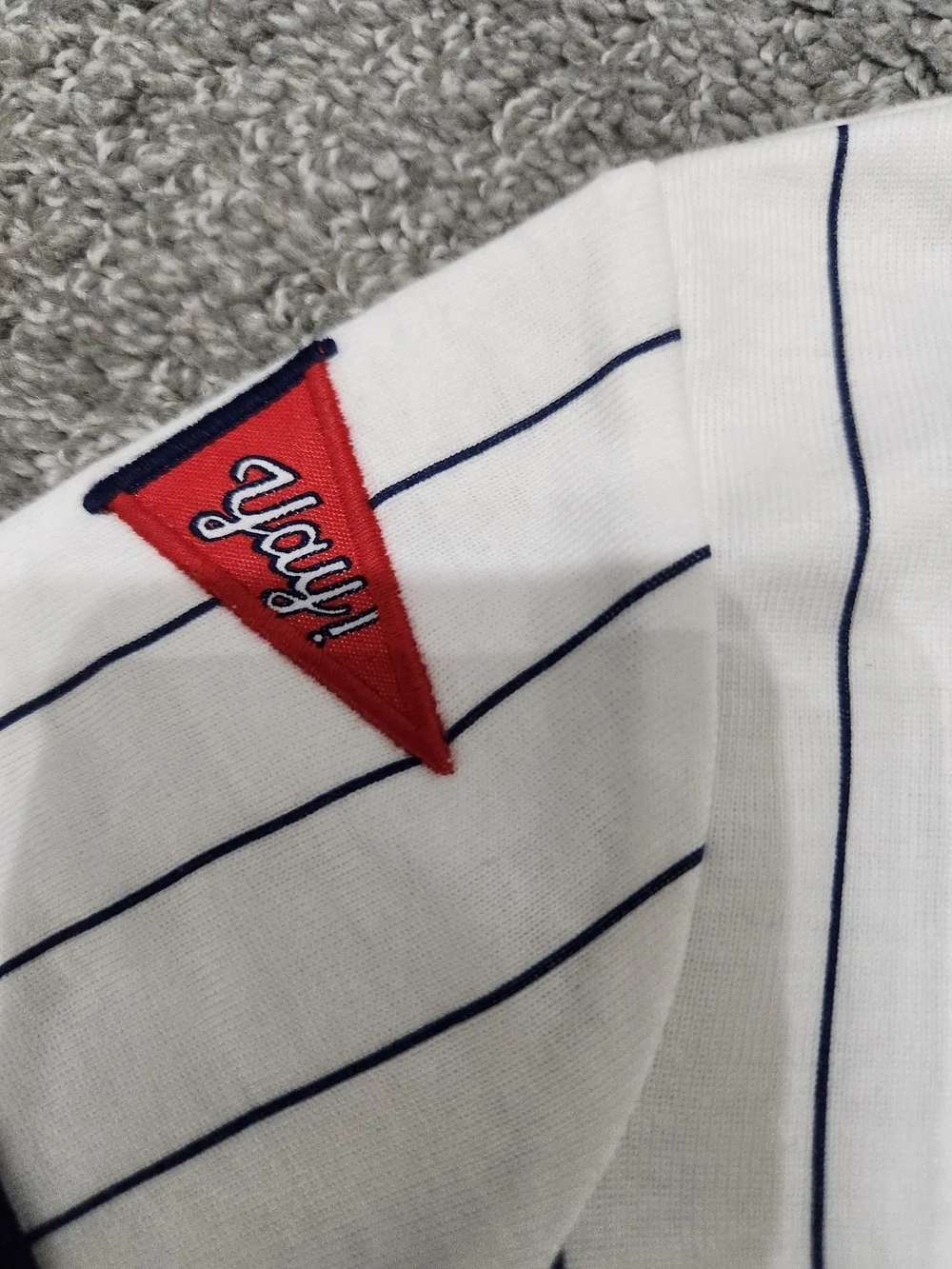 Carters featuring tiny pinstripes